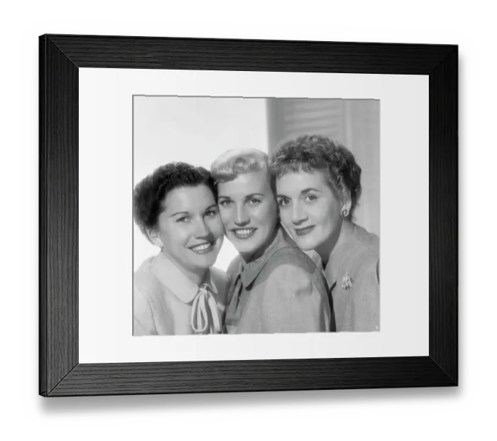 Framed Print : Andrews Sisters Framed Print : Andrews Sisters
