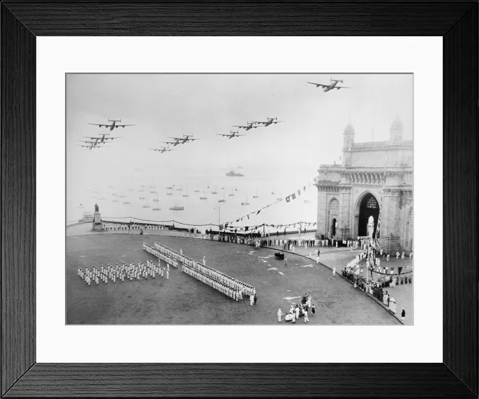 Framed Print : Aerial View of Reception for President Tito Framed Print : Aerial View of Reception for President Tito