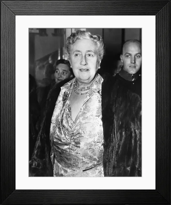 Framed Print : Author Agatha Christie Framed Print : Author Agatha Christie