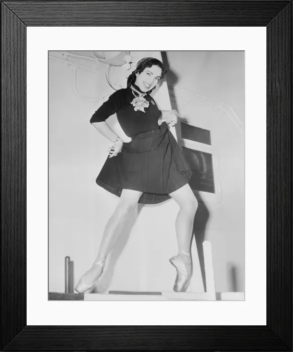 Framed Print : Portrait of Sonia Arova, Ballerina Framed Print : Portrait of Sonia Arova, Ballerina