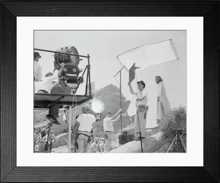 Framed Print : Movie Crew Filming Day of Triumph Framed Print : Movie Crew Filming Day of Triumph