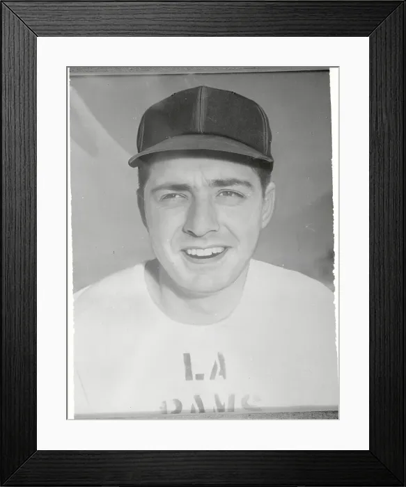 Framed Print : Portrait of Johnny Sauer Framed Print : Portrait of Johnny Sauer