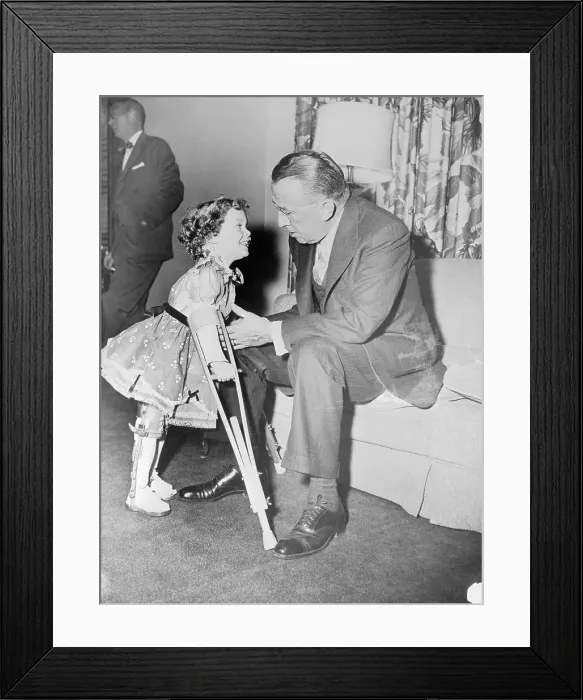 Framed Print : Basil O'Connor Talking with Kathy Dressel Framed Print : Basil O'Connor Talking with Kathy Dressel