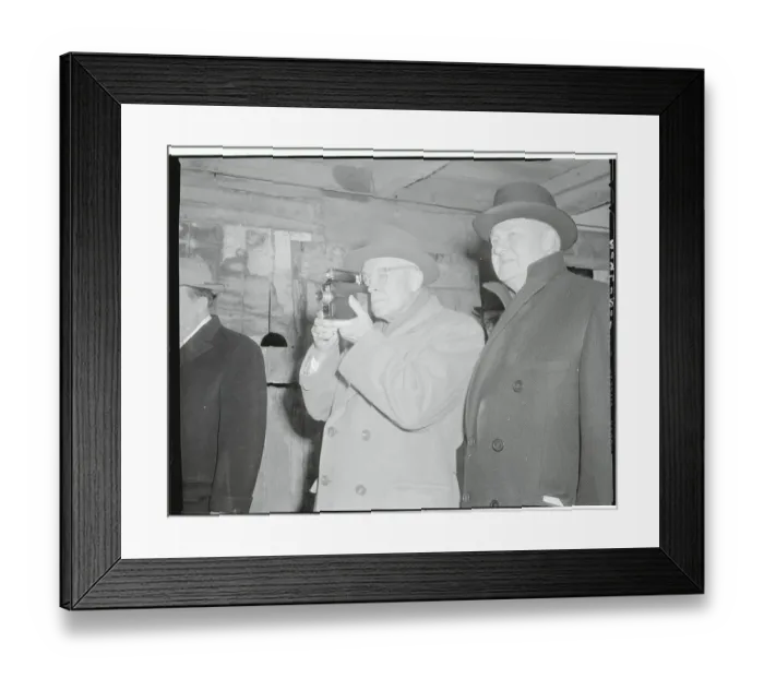 Framed Print : Dwight D. Eisenhower Taking Pictures with Friends Framed Print : Dwight D. Eisenhower Taking Pictures with Friends