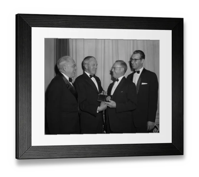 Framed Print : Richard K. Mellon Awarded Gold Medal Framed Print : Richard K. Mellon Awarded Gold Medal