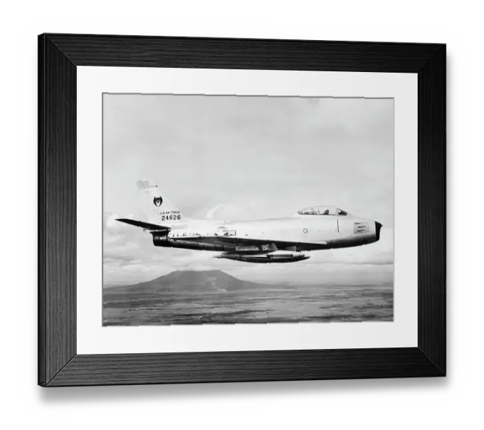 Framed Print : F-86 Sabre on Philippine Patrol Framed Print : F-86 Sabre on Philippine Patrol