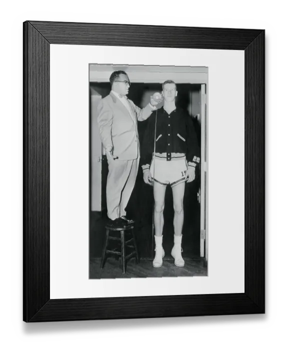 Framed Print : Tallest Basketball Player Framed Print : Tallest Basketball Player