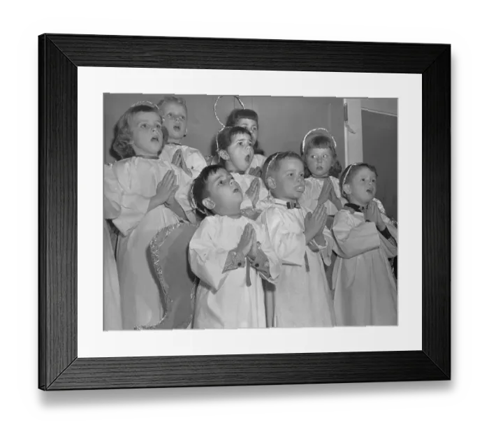 Framed Print : Children Singing Framed Print : Children Singing