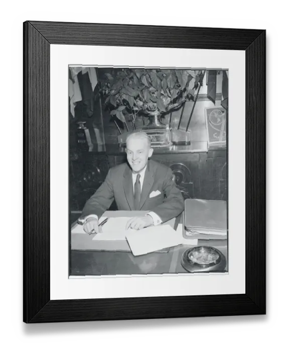 Framed Print : Portrait of Paul M. Butler Framed Print : Portrait of Paul M. Butler