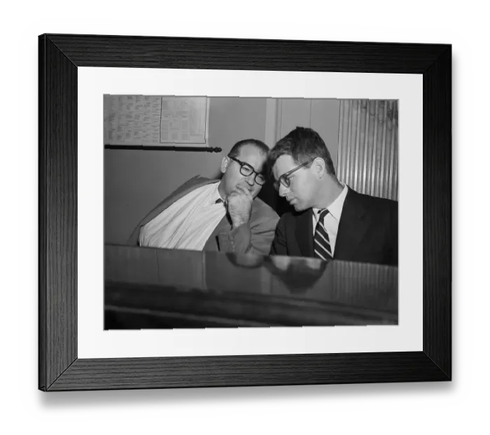 Framed Print : Joseph McCarthy Talks to Robert Kennedy