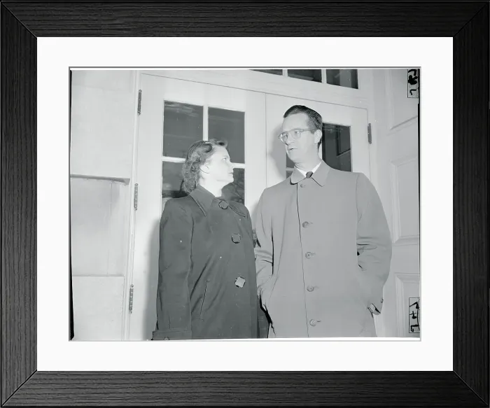 Framed Print : Portrait of Mr. and Mrs. Joseph Petersen Jr Framed Print : Portrait of Mr. and Mrs. Joseph Petersen Jr