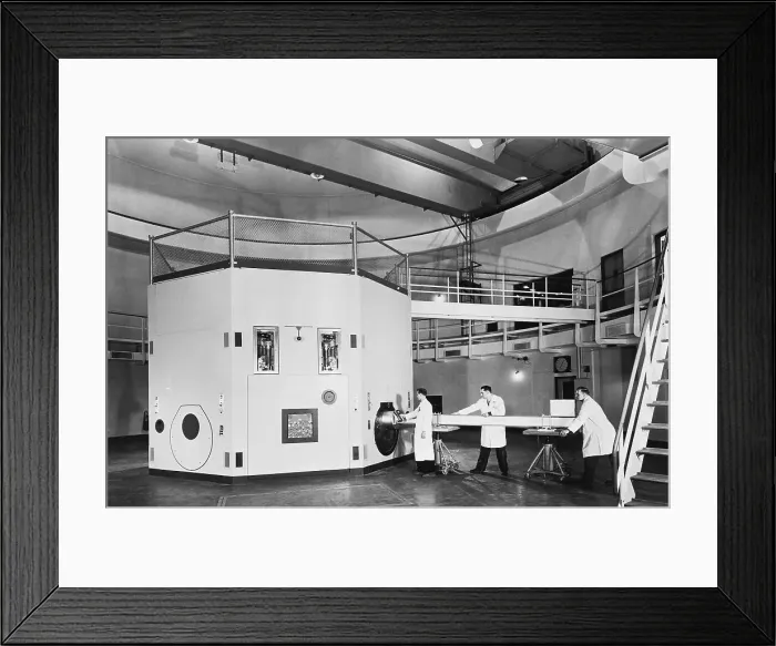 Framed Print : Technicians Replacing a Reactor's Shield Plug