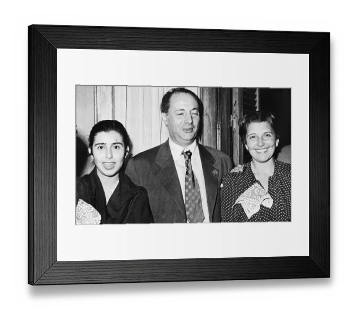 Framed Print : Presidential Candidate Luis Batlle Berres with Family Framed Print : Presidential Candidate Luis Batlle Berres with Family