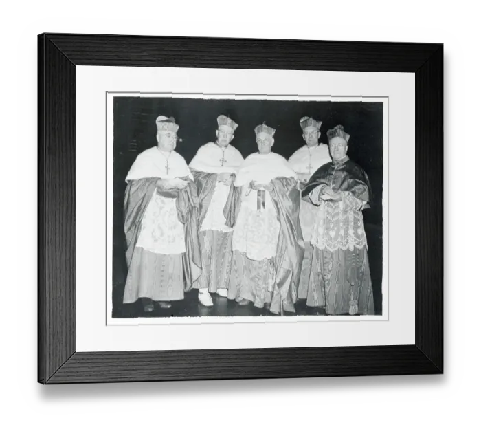Framed Print : Four Cardinals Taking Part in New Pontiff Framed Print : Four Cardinals Taking Part in New Pontiff