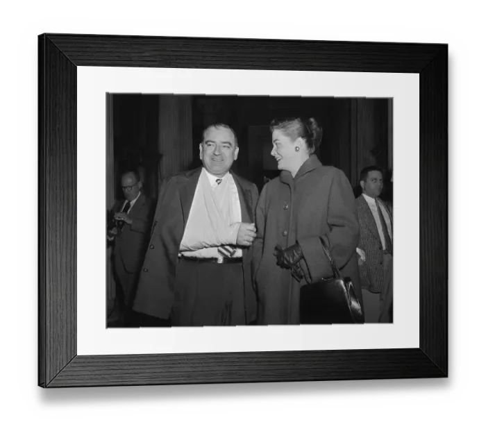 Framed Print : Joseph and Jean McCarthy