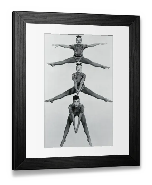 Framed Print : Aura Vainio Performing a Jump Framed Print : Aura Vainio Performing a Jump