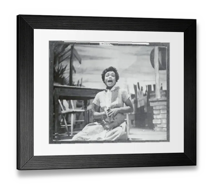 Framed Print : Eartha Kitt Sitting and Laughing Framed Print : Eartha Kitt Sitting and Laughing