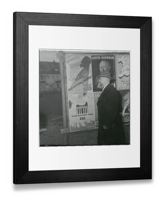Framed Print : Alois Hundhammer Walking Past Posters Framed Print : Alois Hundhammer Walking Past Posters