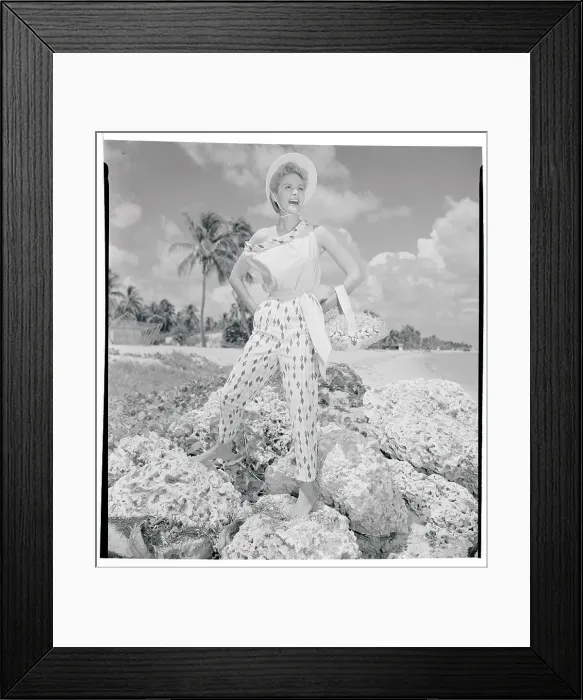 Framed Print : Woman Wearing High Fashion Framed Print : Woman Wearing High Fashion