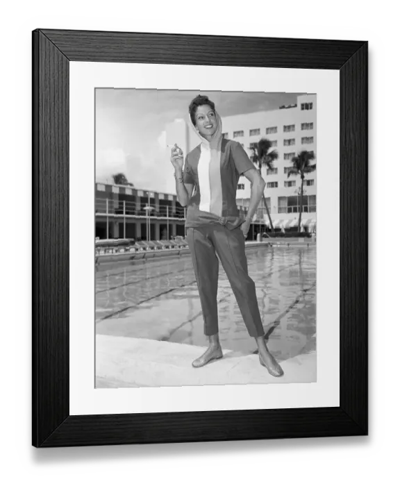 Framed Print : Woman Smoking Cigerette Framed Print : Woman Smoking Cigerette