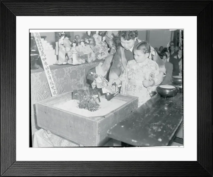 Framed Print : Girl Burning Her Doll