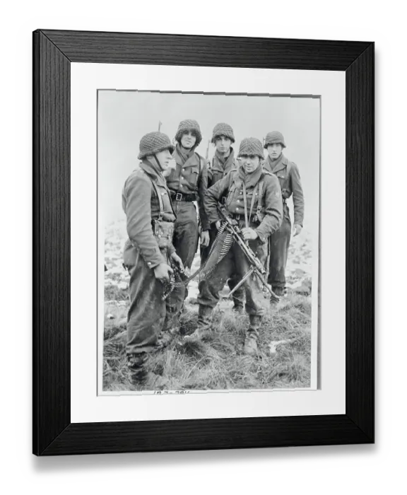 Framed Print : West German Border Police 1954 Framed Print : West German Border Police 1954