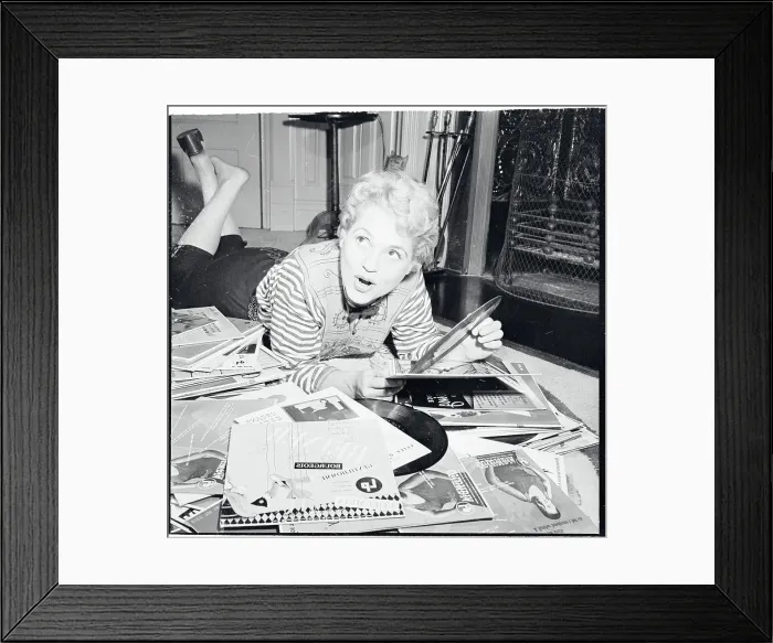 Framed Print : Portrait of Judy Holliday
