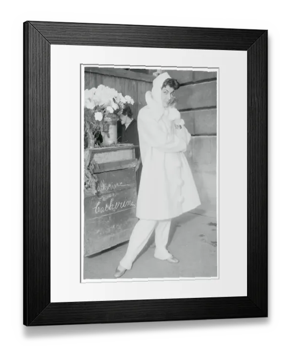Framed Print : Lady Skier Wearing Jacket Framed Print : Lady Skier Wearing Jacket