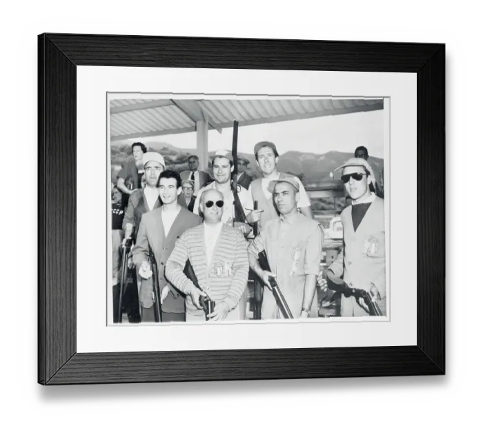 Framed Print : Portrait of Italian Shooting Team Framed Print : Portrait of Italian Shooting Team