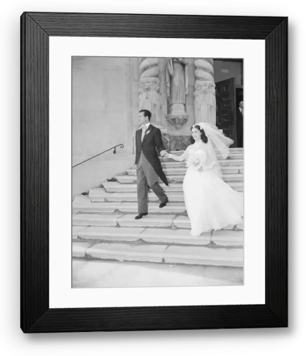 Framed Print : Pier Angeli And Vic Damone Walking Steps Framed Print : Pier Angeli And Vic Damone Walking Steps