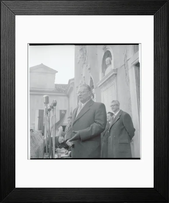 Framed Print : Portrait of Josip Broz Tito Framed Print : Portrait of Josip Broz Tito