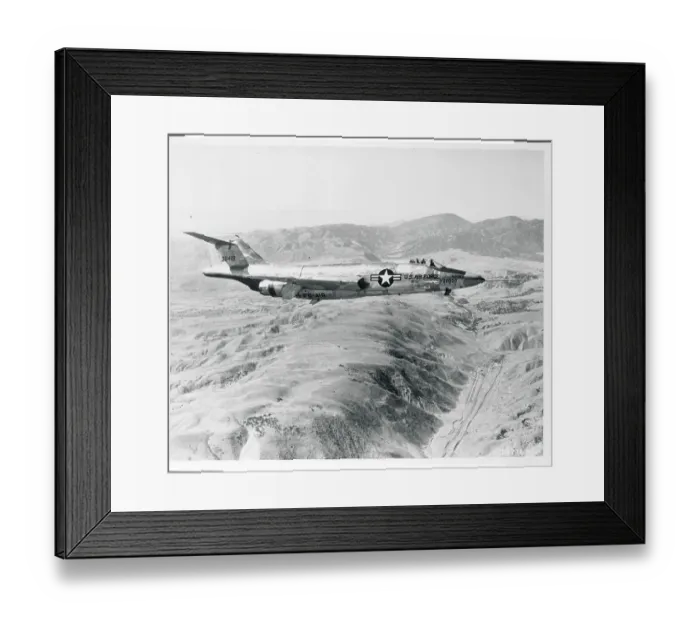 Framed Print : Portrait of F-101 Voodoo Framed Print : Portrait of F-101 Voodoo