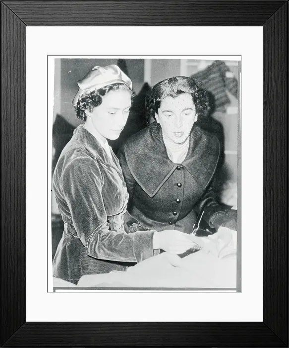 Framed Print : Portrait of Princess Margaret Framed Print : Portrait of Princess Margaret
