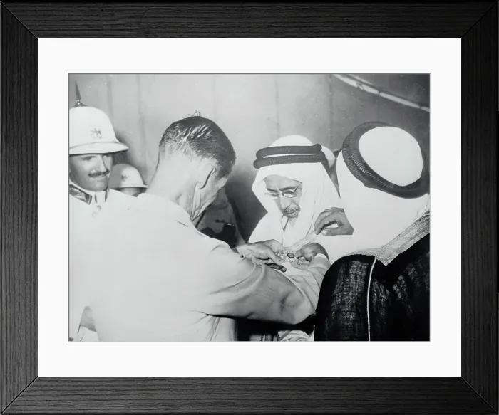 Framed Print : Arabian Sheik Taking Part in Ceremony Framed Print : Arabian Sheik Taking Part in Ceremony