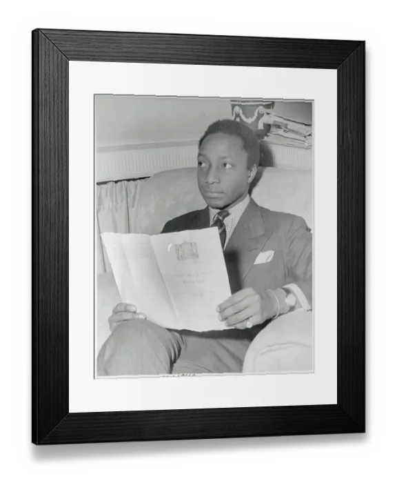 Framed Print : Portrait of the Kabaka of Buganda Framed Print : Portrait of the Kabaka of Buganda