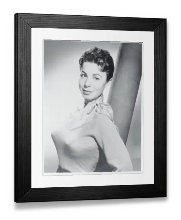 Framed Print : Portrait of Ilona Massey Framed Print : Portrait of Ilona Massey
