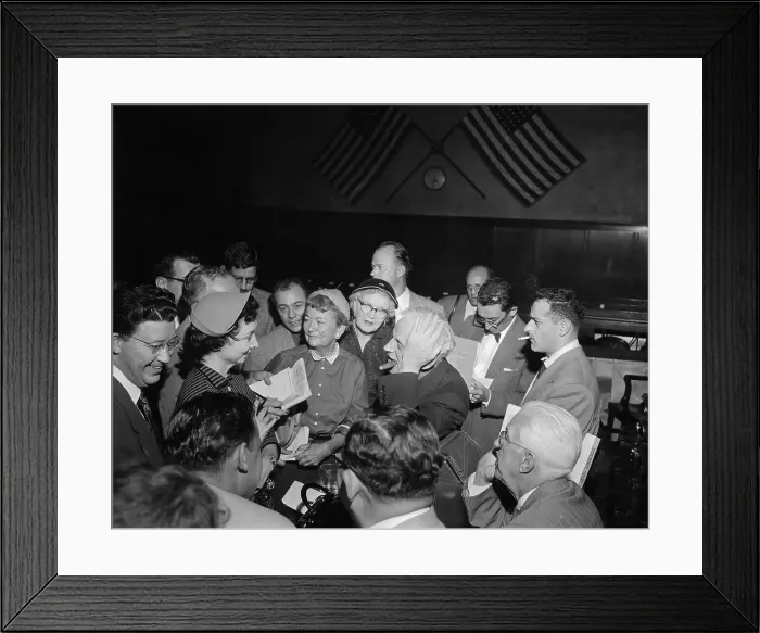 Framed Print : Discussing the Trial Framed Print : Discussing the Trial