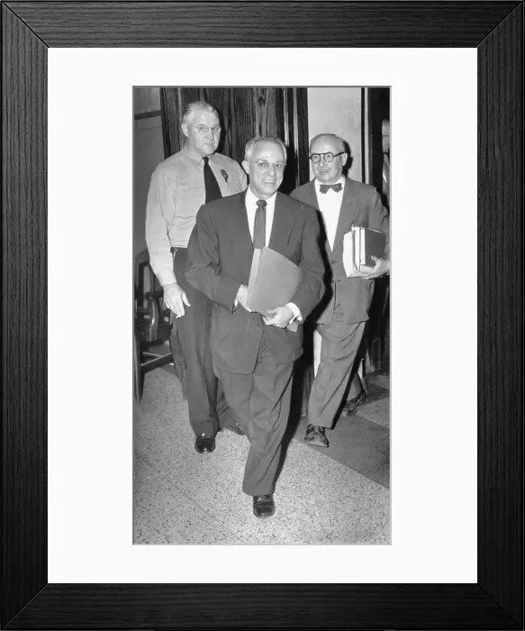 Framed Print : Samuel R. Gerber Walking With Documents Inside Courthouse Framed Print : Samuel R. Gerber Walking With Documents Inside Courthouse