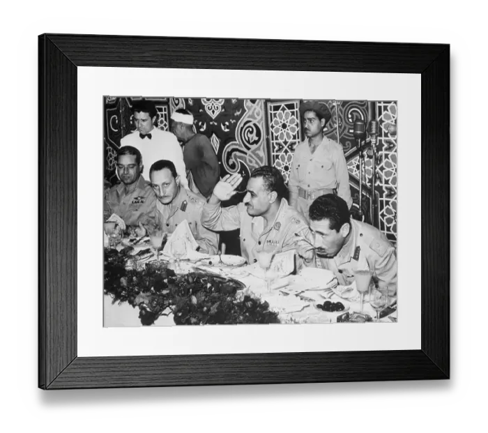 Framed Print : Abdel Nasser Waving Framed Print : Abdel Nasser Waving