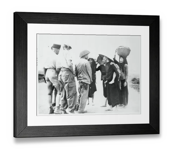 Framed Print : Vietnam Refugees Needing Help Framed Print : Vietnam Refugees Needing Help