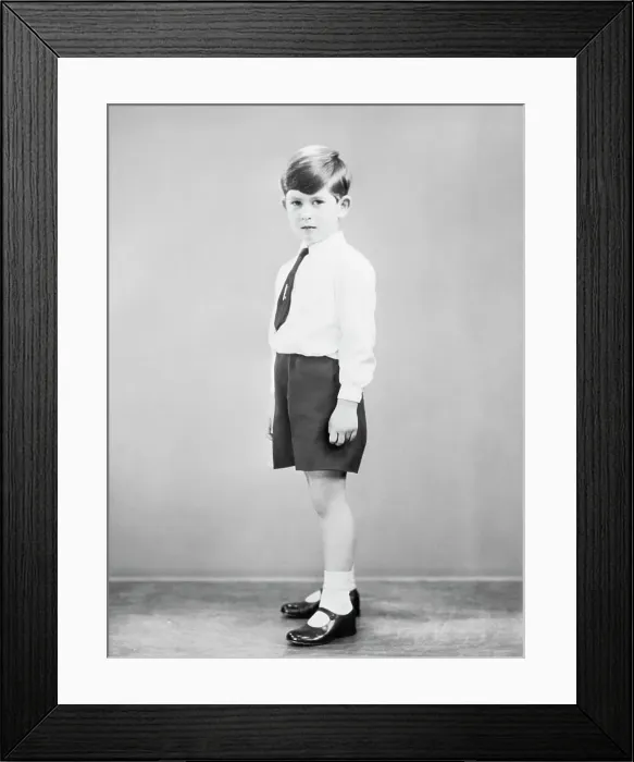 Framed Print : Prince Charles as a Boy Framed Print : Prince Charles as a Boy