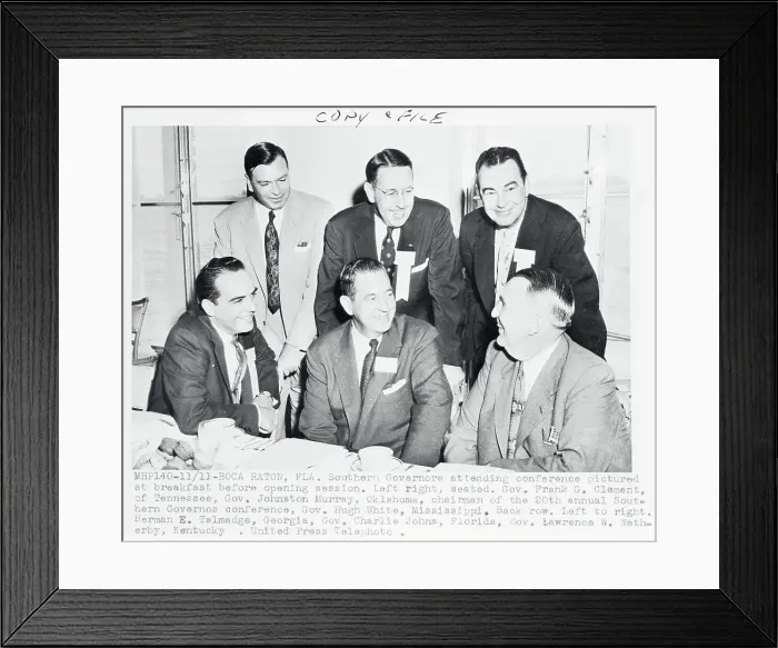 Framed Print : Portrait of Southern Governors Conference Attendees Framed Print : Portrait of Southern Governors Conference Attendees
