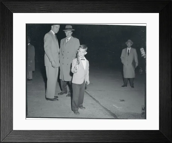 Framed Print : Dwight David Eisenhower II Holding Gun Framed Print : Dwight David Eisenhower II Holding Gun