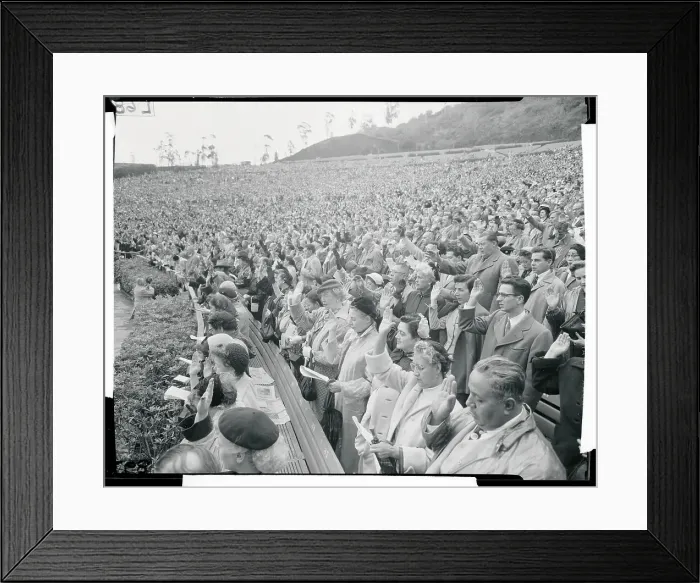 Framed Print : People Receiving Naturalization Framed Print : People Receiving Naturalization