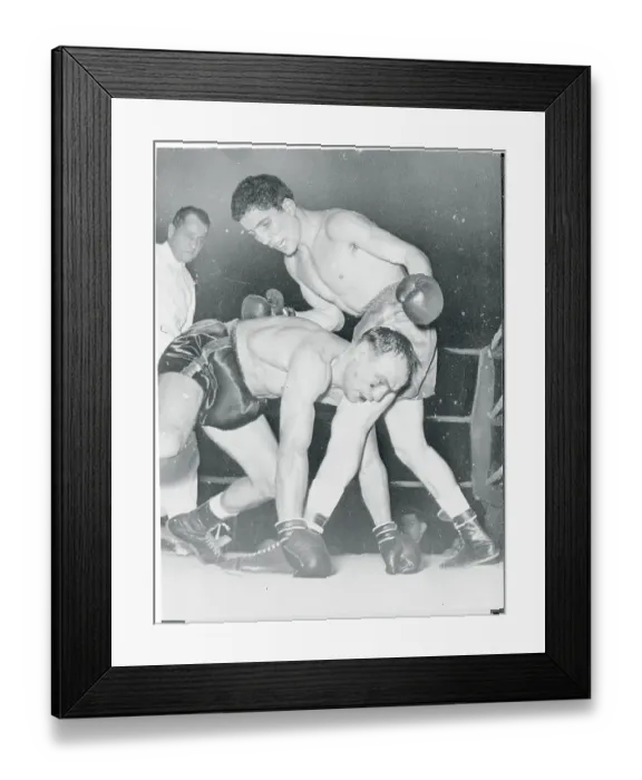 Framed Print : Seaphin Ferrer Punching Auguste Caulet Framed Print : Seaphin Ferrer Punching Auguste Caulet