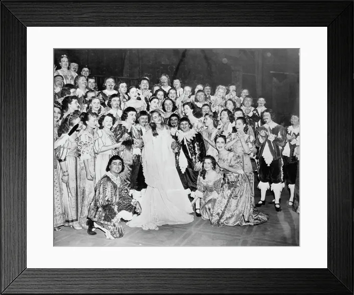 Framed Print : Cast of Lucia Di Lammermoor Framed Print : Cast of Lucia Di Lammermoor