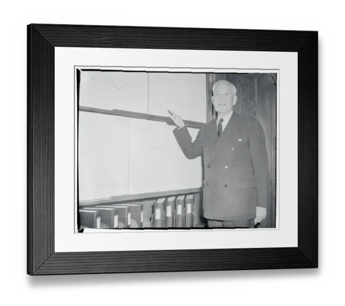 Framed Print : Portrait of Sewell Avery
