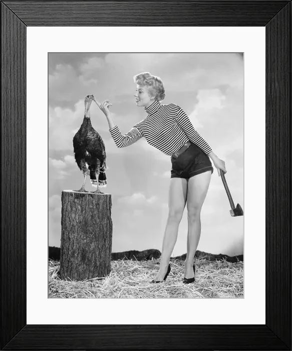 Framed Print : Adelle August Standing by Turkey Framed Print : Adelle August Standing by Turkey