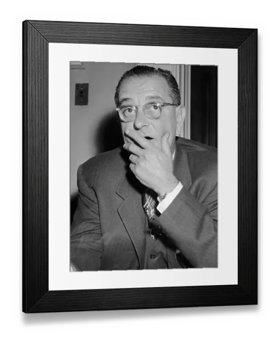 Framed Print : Portrait of Senator Lyndon Johnson Framed Print : Portrait of Senator Lyndon Johnson
