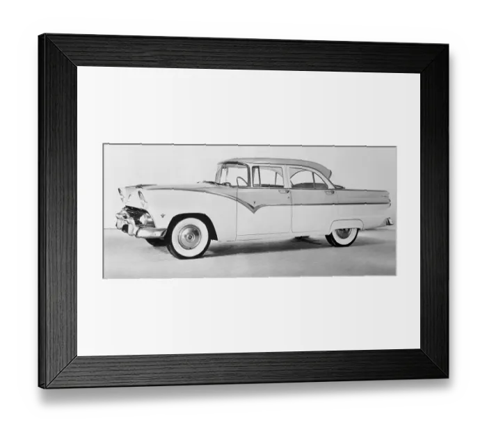 Framed Print : Portrait of Ford Fairlane Framed Print : Portrait of Ford Fairlane